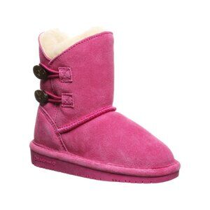 $55 BEARPAW 🐾 Rosaline Toddler Suede Boots | Party Pink | 7 Toddler